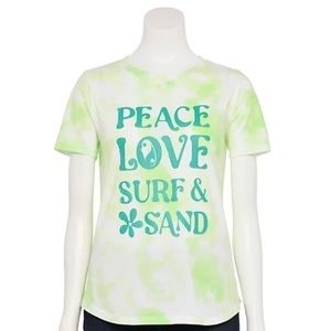 Sonoma HAPPY Size Large NWT Olive Green Tee Shirt